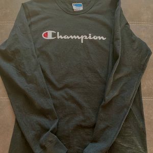 Champion Reverse Weave Heritage Script Long Sleeve